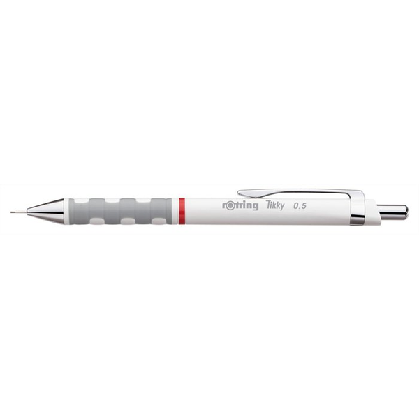 Nyomósirón, 0,5 mm, ROTRING "Tikky", fehér