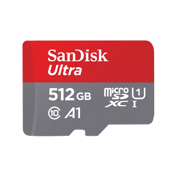SANDISK 215424, MICROSD ULTRA ANDROID KÁRTYA 512GB, 150MB/s, A1, Class 10, UHS-I (215424)