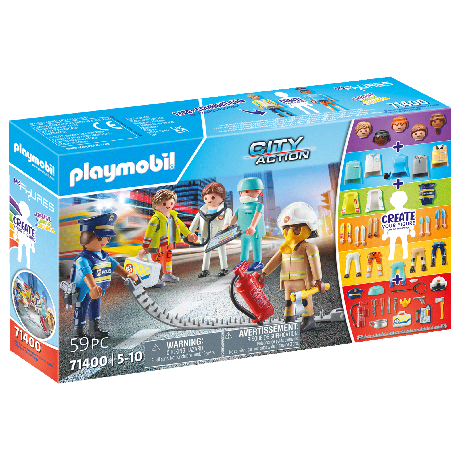 Playmobil City Life My Figures: Mentőcsapat (71400)