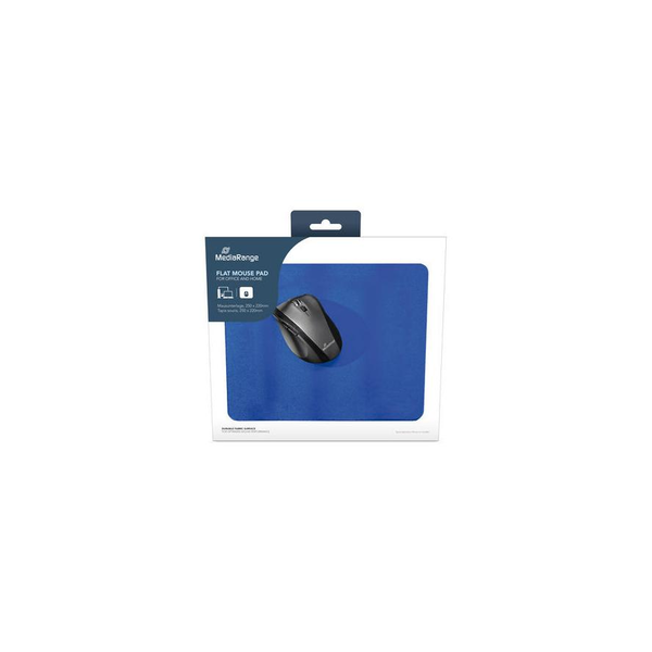 MediaRange Mausunterlage flach 250x220x3mm blau