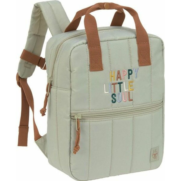 Lassig Little Gang Óvodai hátizsák - Olíva zöld