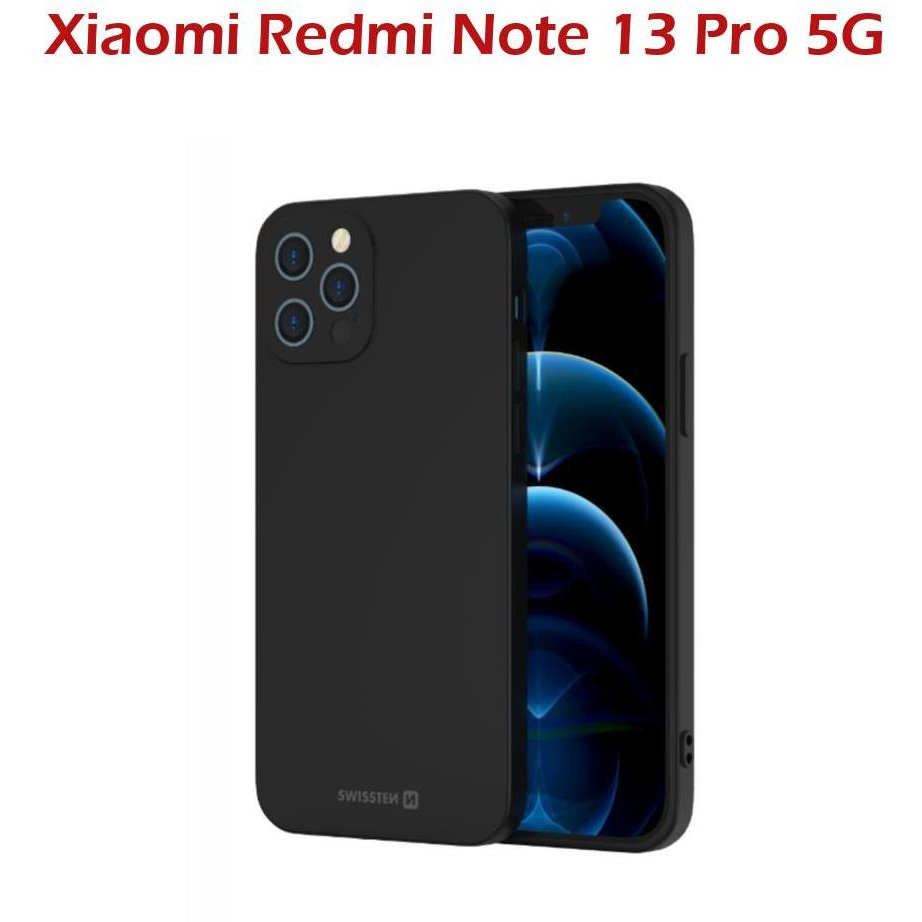 Swissten Soft Joy Xiaomi Redmi Note 13 Pro 5G fekete tok (34500367)