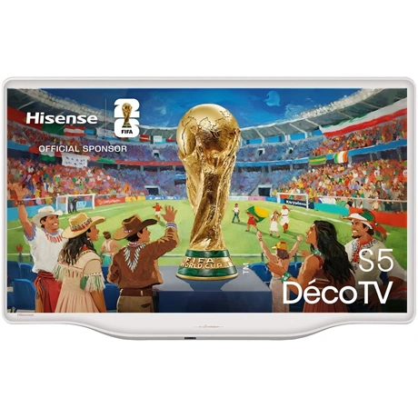 Hisense 43S5Q TV 109,2 cm (43") 4K Ultra HD Smart TV Wi-Fi Sølv, Hvid