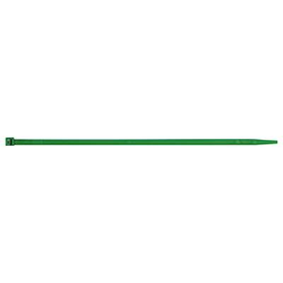 Intercable 183219 ICC61606 Kábelkötöző 100 mm 2.5 mm Zöld Műanyag nyelvvel 1 db (183219)