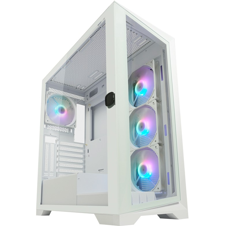 LC-Power LC-806W-ON Crosswind X Gaming Számítógépház - Fehér (LC-806W-ON)