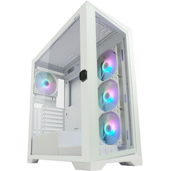 LC-Power LC-806W-ON Crosswind X Gaming Számítógépház - Fehér