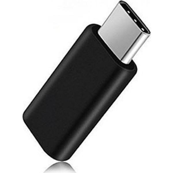 Adapter USB Partner Tele.com PA-30 USB-C - microUSB Czarny  (5901737312075)