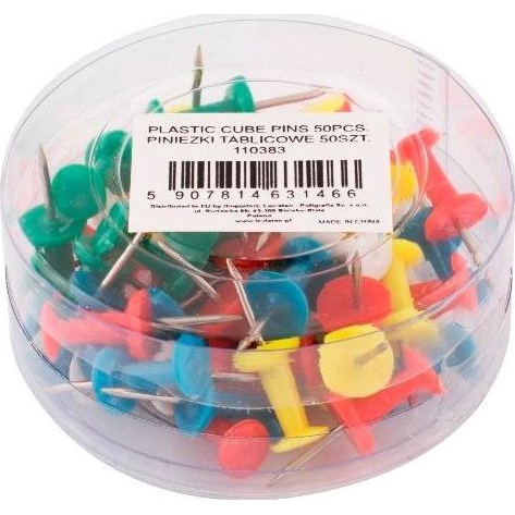  D.Rect Pinezki tablicowe 50 sztuk D.RECT