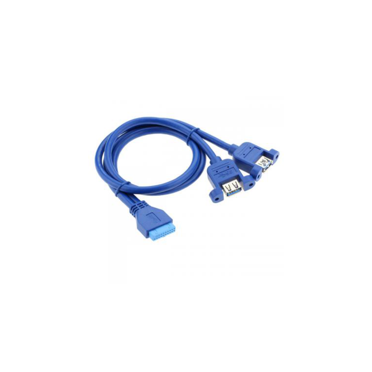 Akyga AK-CA-62 USB 3.0 19-pin header - 2x USB 3.0 A adapter (AK-CA-62)