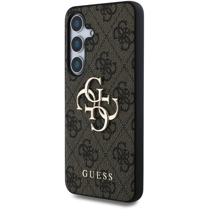 Guess PU 4G Metal Logo Samsung Galaxy S25+ barna tok (GUHCS25M4GMGBR)