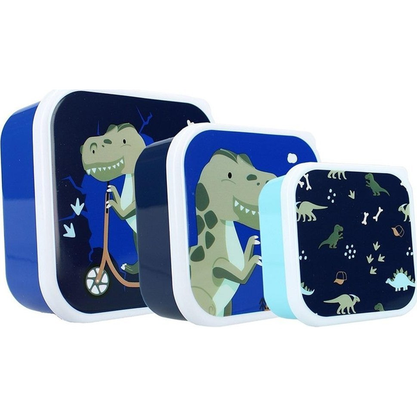 Śniadaniówka 3w1 Dino Navy Pret