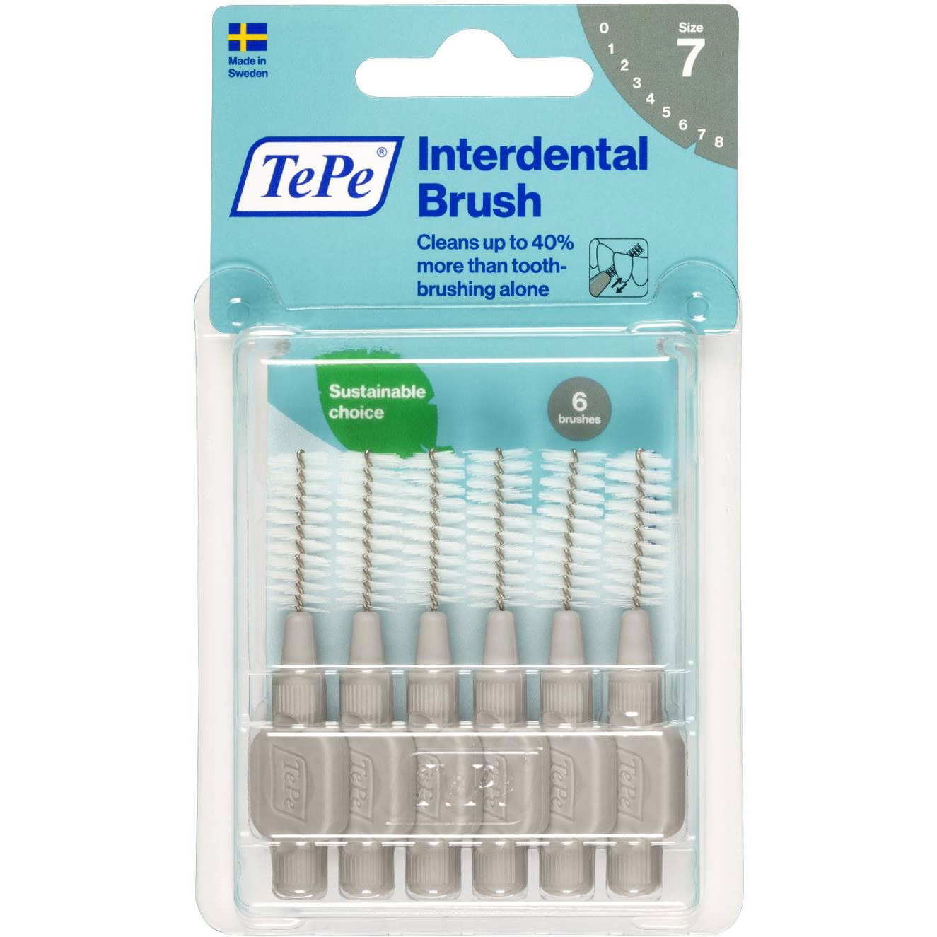 TePe MK Original, 1,3 mm, szürke, 6 db (7317400015590)