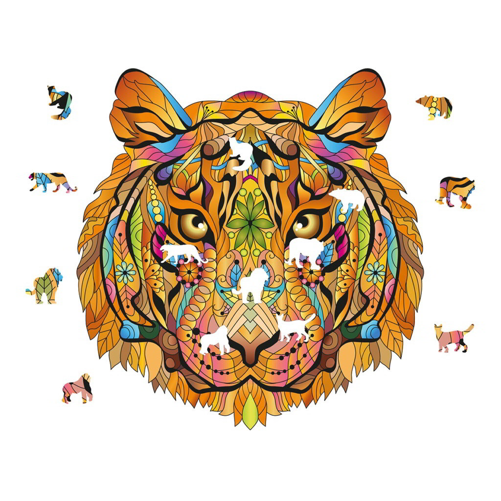 Eureka Tigris - 138 darabos fa puzzle (EUR34635)