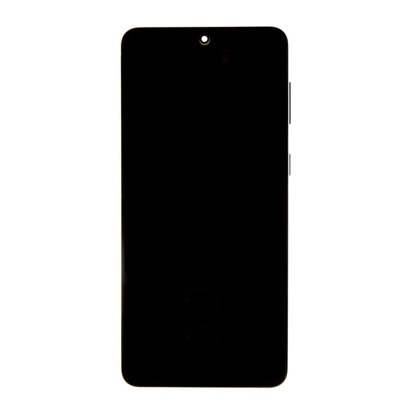LCD kijelző + érintőegység + első tok a Samsung SM-G996 Galaxy S21+ készülékhez Phantom fekete