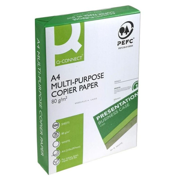 Q-Connect Papier ksero A4 80g zielony 500 arkuszy