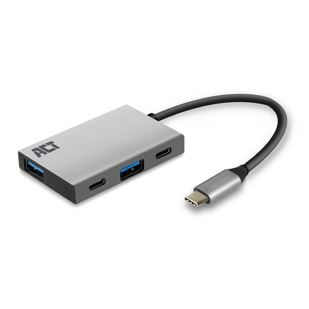 ACT AC7070 dokovacia stanica a replikátor portov USB 3.2 Gen 2 (3.1 Gen 2) Type-C Šedá (AC7070)