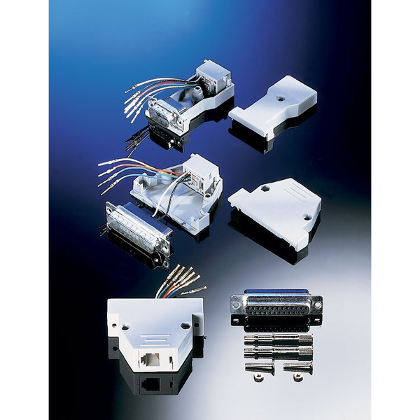 Roline D-SUB adapter D-SUB dugó, 25 pólusú - RJ45 alj 1 db