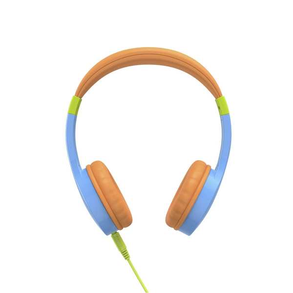 Hama Kids Guard Auricolare Cablato A Padiglione Musica e Chiamate Blu, Arancione
