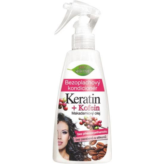 BIONE COSMETICS Bio Keratin + Koffein Öblítésmentes kondicionáló 260 ml (8595061610616)