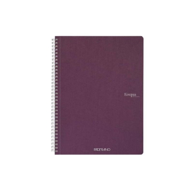 Fabriano Ecoqua 70 lapos A5 kockás spirálfüzet - Lila (19148112)
