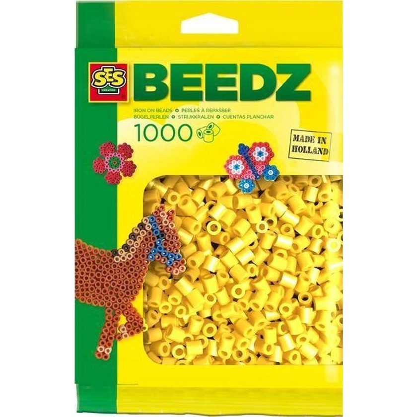 SES Creative Beedz Children's packet of 1000 Yellow Iron-on Beads Detská súprava korálok ( )