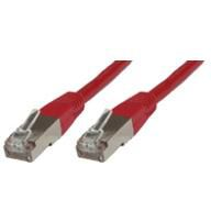  MicroConnect RJ-45/RJ-45 kat.6 0.5m Czerwony (SSTP6005R)