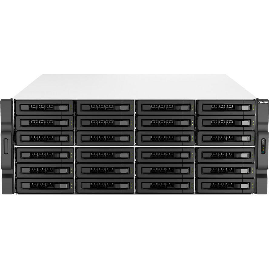 QNAP TS-H3087XU-RP NAS Rack (4U) Ethernet/LAN csatlakozás Fekete, Fehér E-2378 (TS-h3087XU-RP-E2378-64G)
