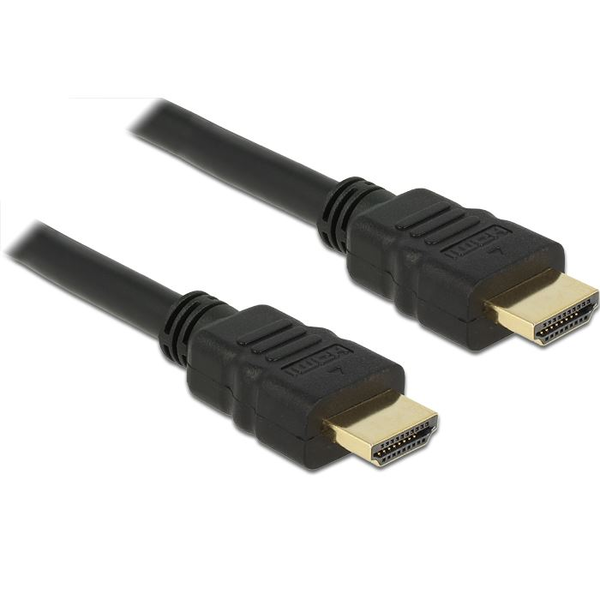 Delock 83352 High Speed HDMI Ethernet – HDMI A male > HDMI A male 25 cm kábel