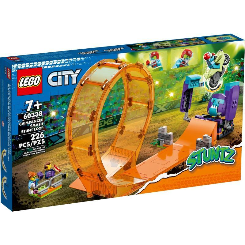 LEGO City Stuntz - Csimpánzos zúzós kaszkadőr hurok (60338)