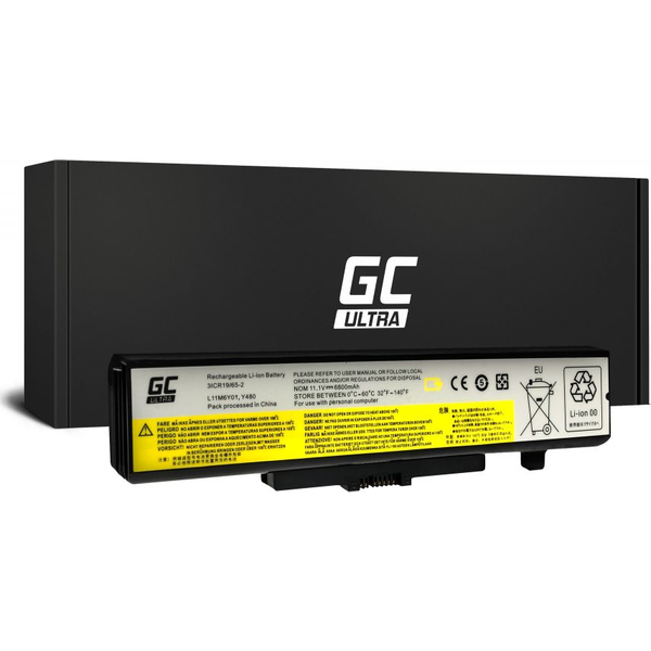 Green Cell LE34ULTRA 6800mAh notebook akkumulátor fekete