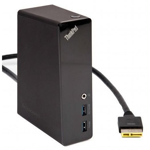 Lenovo 03X7138 stații de andocare și replicatoare de porturi pentru calculatoare portabile Prin cablu OneLink Negru