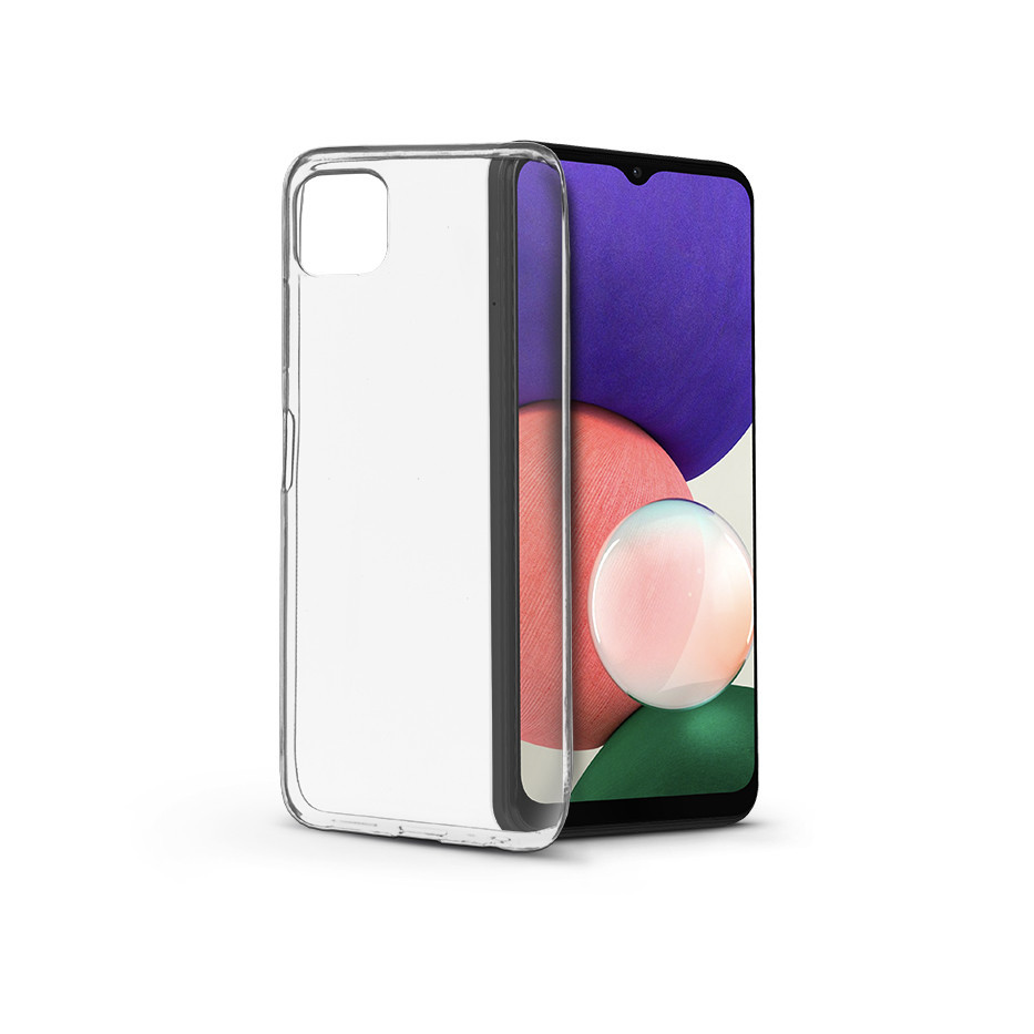 Samsung A226B Galaxy A22 5G szilikon hátlap - Soft Clear - transparent (PT-6214)