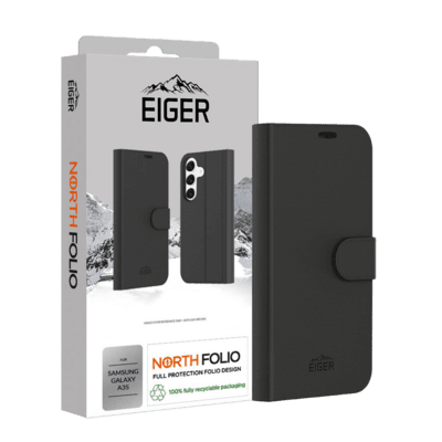 Eiger North Folio Samsung Galaxy A35 Telefon tok - Fekete