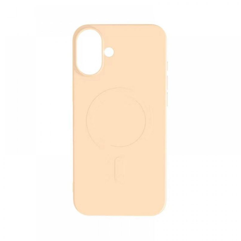Cellect iPhone 16 mágneses szilikon tok barackszínű (CEL-MAG-IPH16-PE) (CEL-MAG-IPH16-PE)