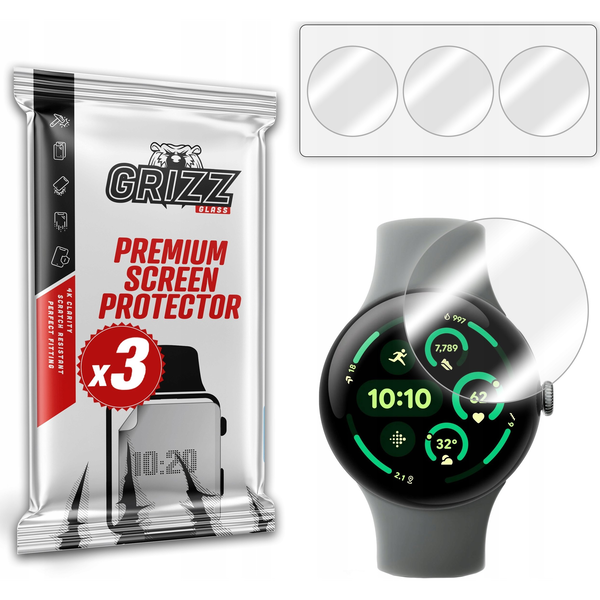  GrizzGlass Folia hydrożelowa GrizzGlass Hydrofilm do Google Pixel Watch 3 45mm