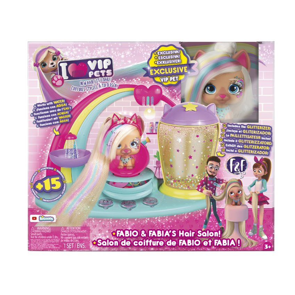 Комплект за игра I love VIP Pets - Fabio & Fabia's Hair Salon