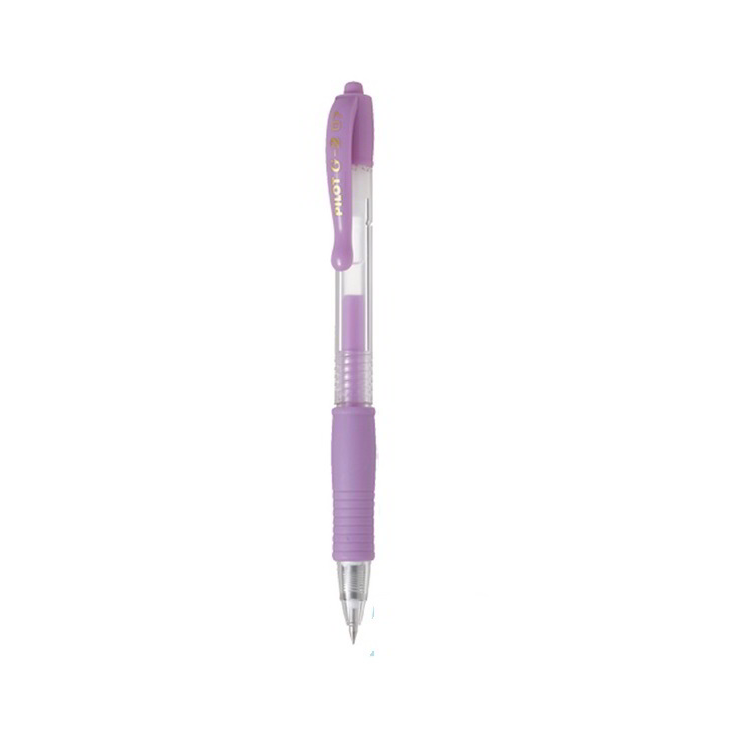 Pilot G2 Nyomógombos pasztell lila rollerirón - 0,7mm (BL-G2-7-PAV)