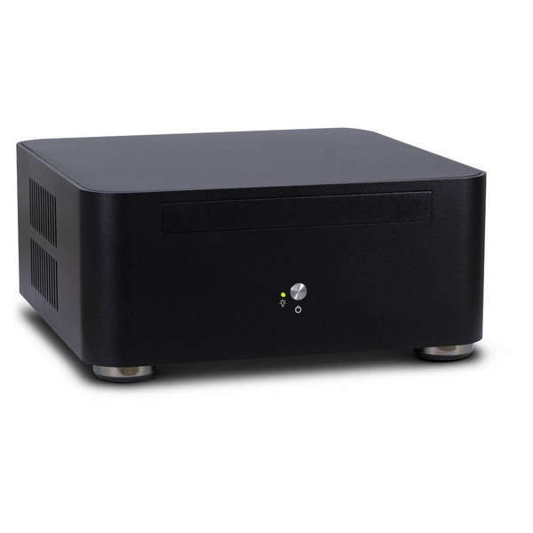 Inter-Tech ITX A80S Black táp nélküli Mini-ITX NUC ház fekete (88881303)