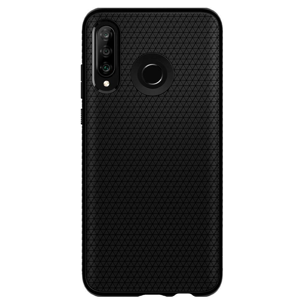 Spigen Liquid Air Huawei P30 Lite / Nova 4e hátlaptok fekete (L39CS25738) (L39CS25738)