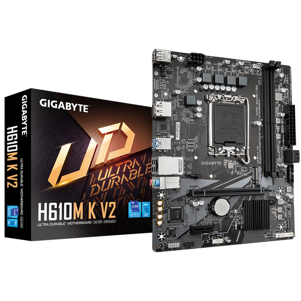 GIGABYTE H610M K V2 scheda madre Intel H610 LGA 1700 micro ATX