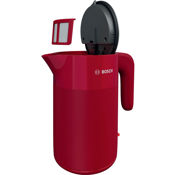 Bosch TWK2M164 elkedel 1,7 L 2400 W Sort, Grå, Rød