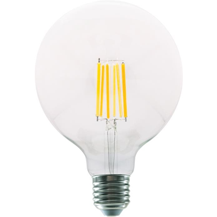 Diolamp Globe Filament LED izzó, átlátszó, G125, 12 W/ 230 V/ E27/ 2700 K/ 1540 lm/ 360° (PALA12512WW)