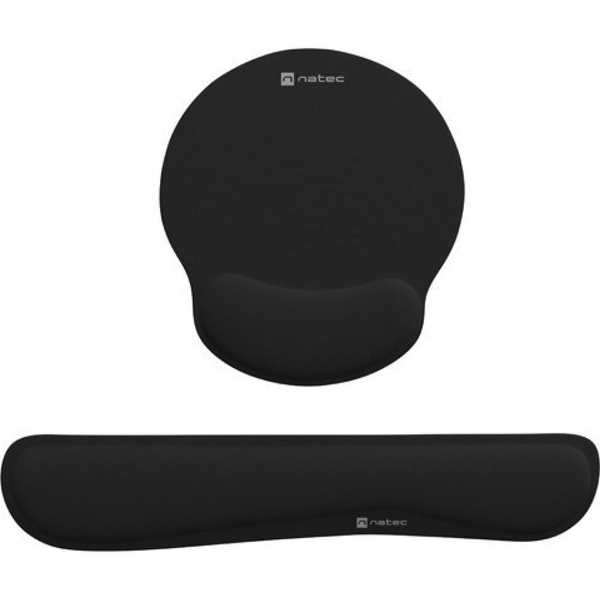 Natec Chipmunk 2 w 1 czarna zestaw ergonomiczny