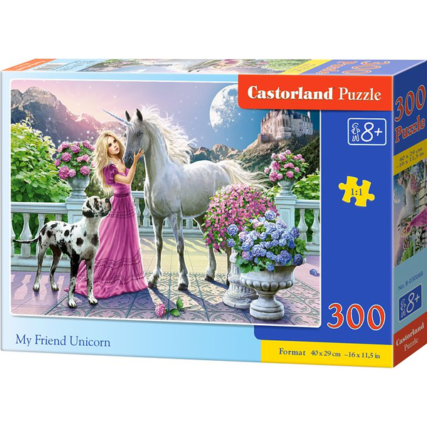 Castorland My Friend Unicorn 300 pcs Puzzle 300 pz Fata