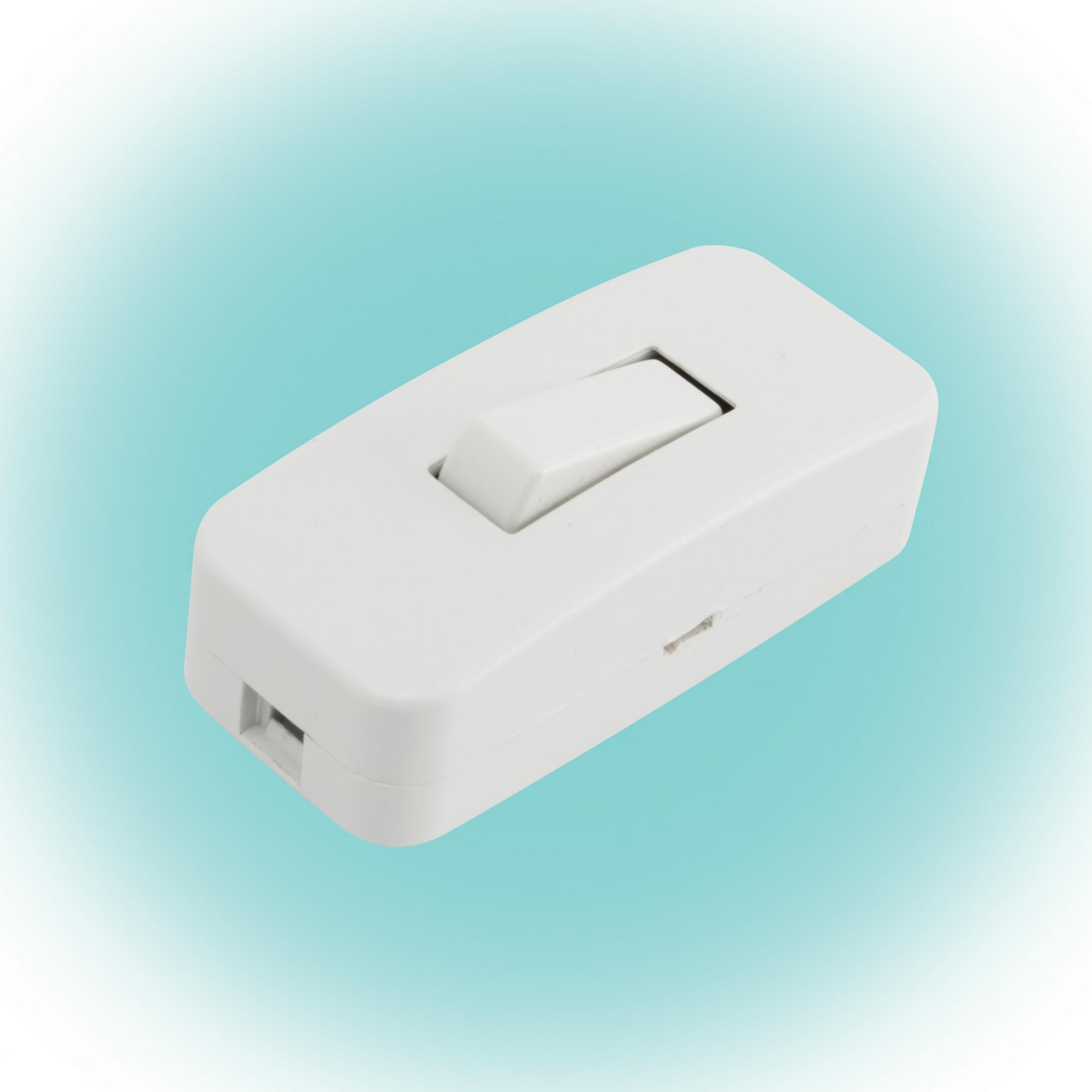 Somogyi NV 1K/WH Zsinórközi Egypólusú Kapcsoló - Fehér (NV 1K/WH)