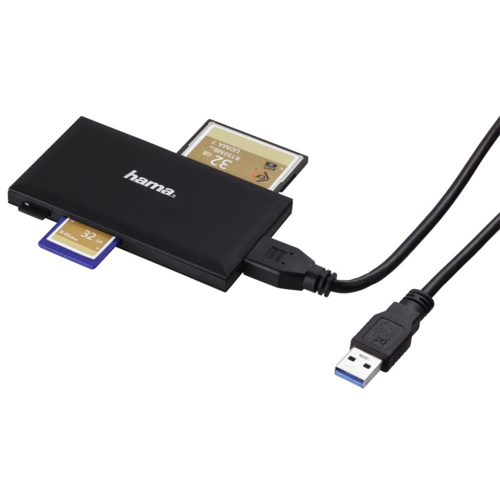 Hama Superspeed Slim Multi USB3.0 fekete (ha-181018)