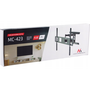 Maclean MC-423 TV Tartó, Max VESA 800x600, 43-100", Profil 50-500 mm, Fekete