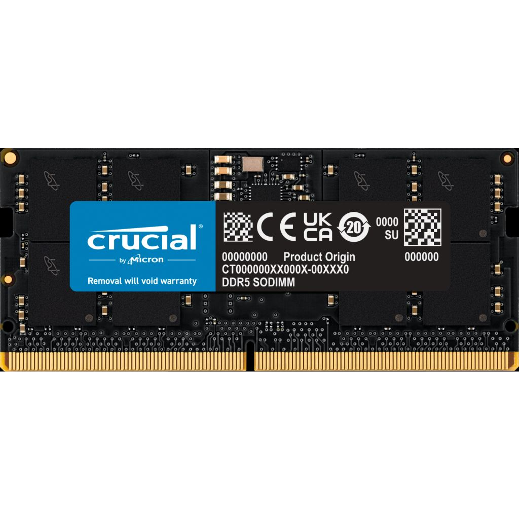 Crucial 16GB 5600MHz DDR5 SO-DIMM CL46 notebook RAM