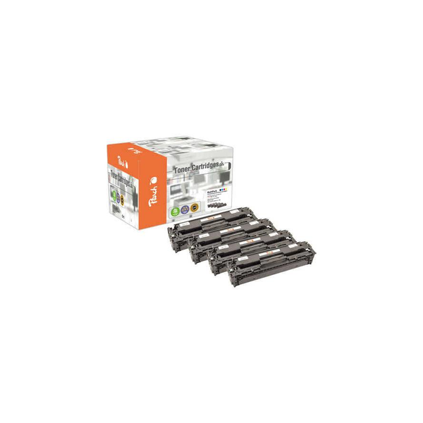 Peach 111828 tonercartridge 4 stuk(s) Compatibel Zwart, Cyaan, Magenta, Geel