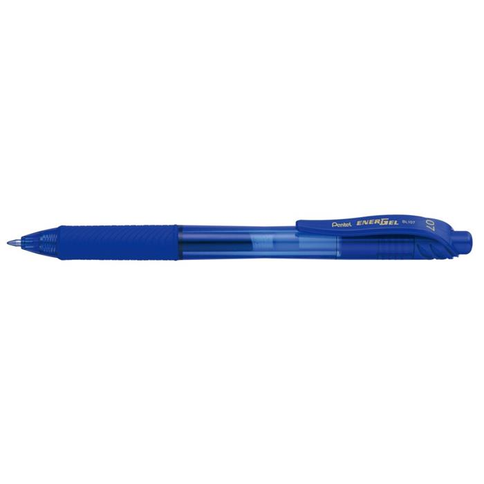Pentel EnerGelX BL107 Nyomógombos zseléstoll - 0.35mm/Sötétkék (BL107-CAX)